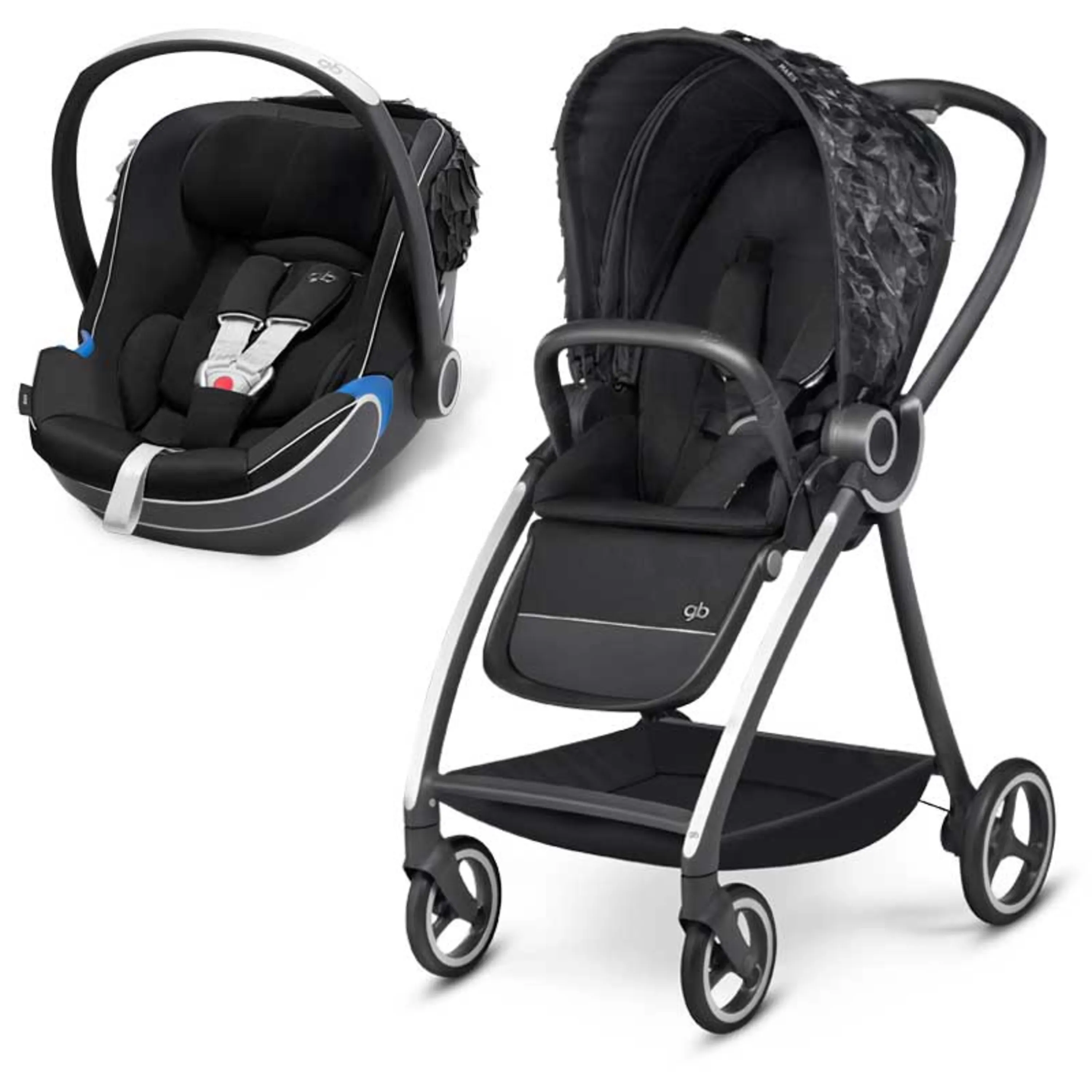 ست کالسکه و کریکات جی بی مدل ماریس دی دریم مشکی ست کالسکه و کریکات جی بی مدل ماریس دی دریم مشکی